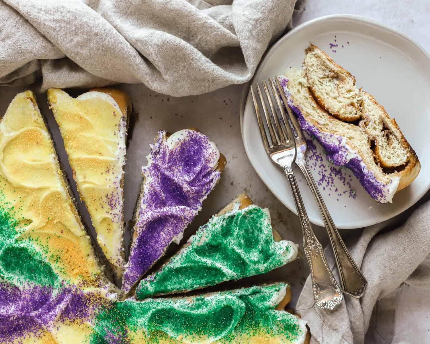 King Bundt Cake Recipe for Mardi Gras by The Redhead Baker