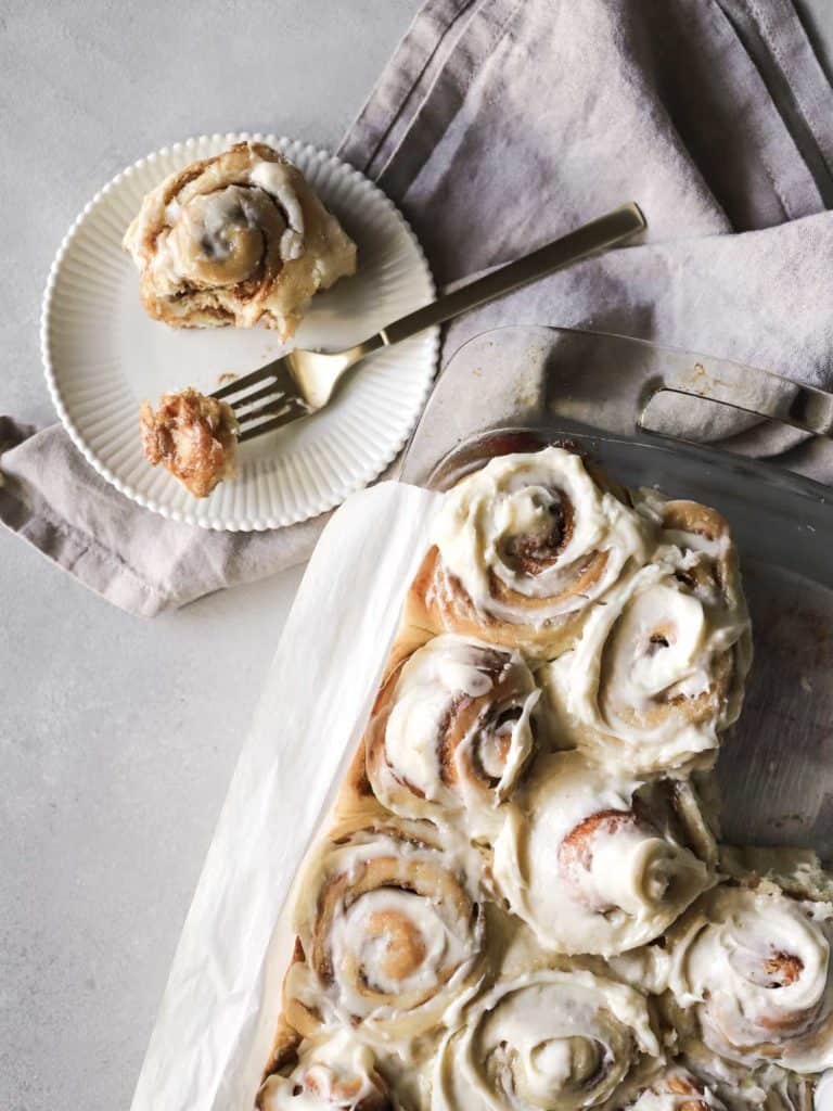 Cinnamon Rolls with Brown Butter Cream Cheese Frosting