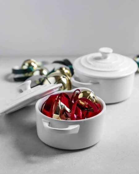 photo of le creuset pots for the holidays