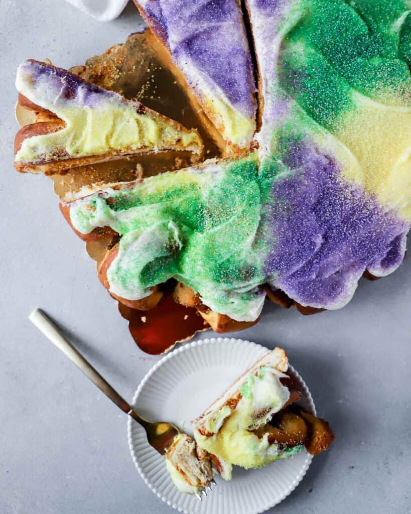 Traditional New Orleans King Cake