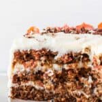 Spiced Carrot Cake with Brown Butter Cream Cheese Frosting