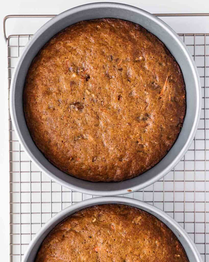 Spiced Carrot Cake with Brown Butter Cream Cheese Frosting