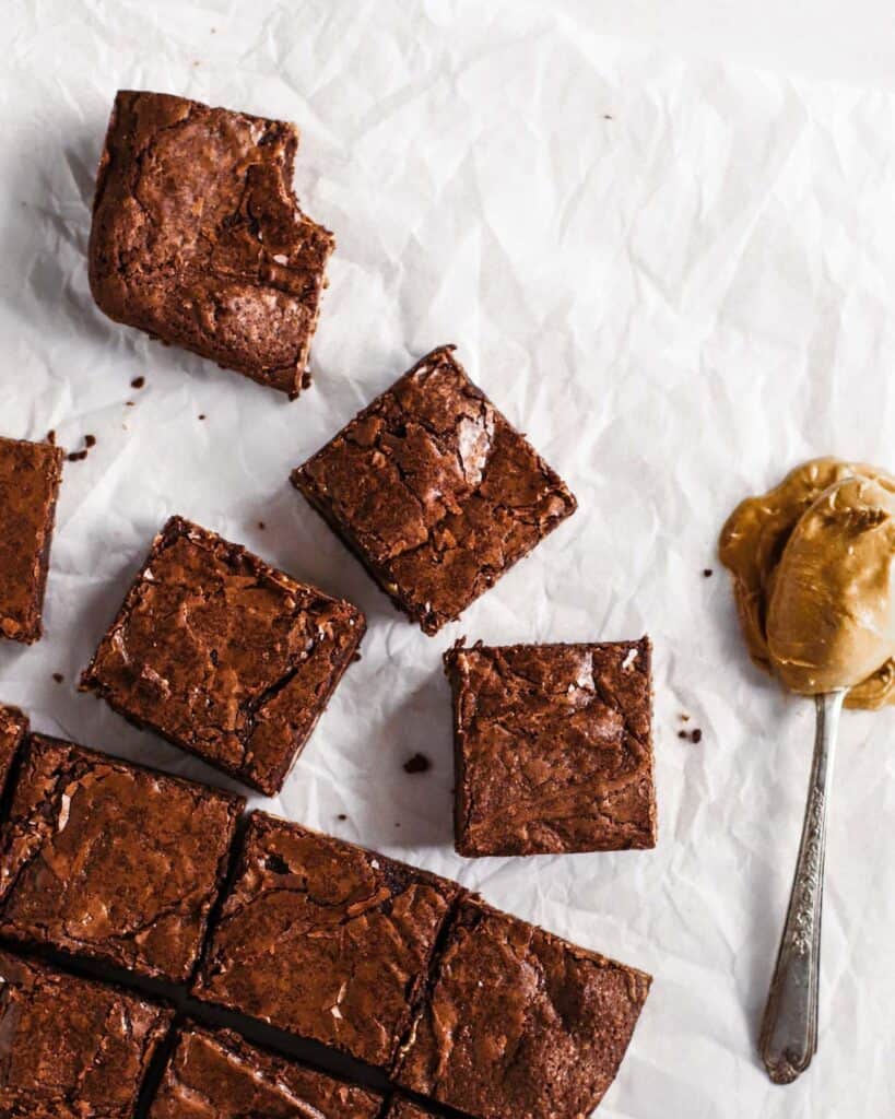 Peanut Butter Stuffed Brownies