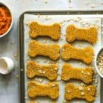 pumpkin oat dog treats