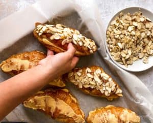 how to make almond croissants