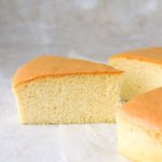 cotton soft sponge cake slice
