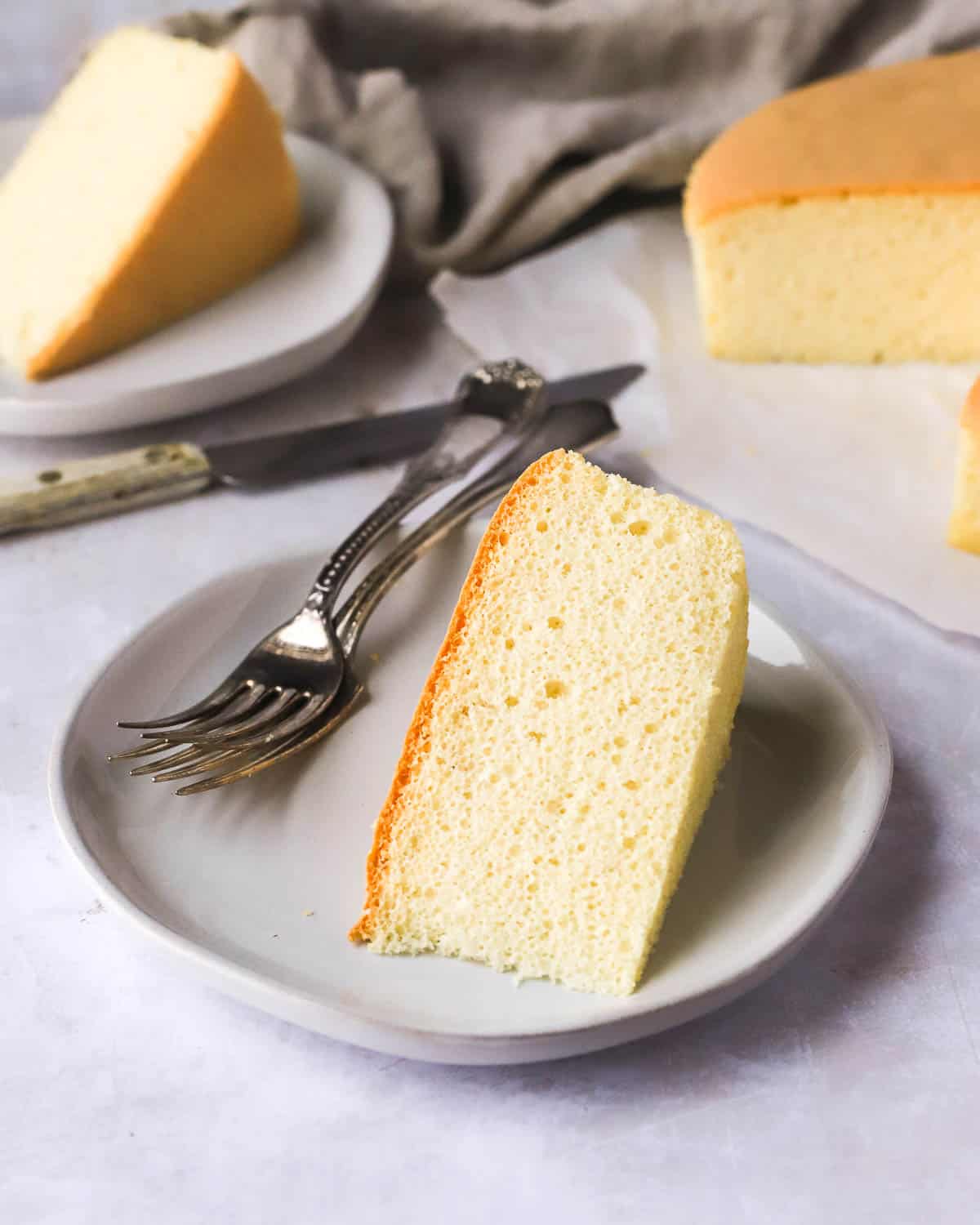 Basic Soft Vanilla Sponge Cake - MyKitchen101en.com