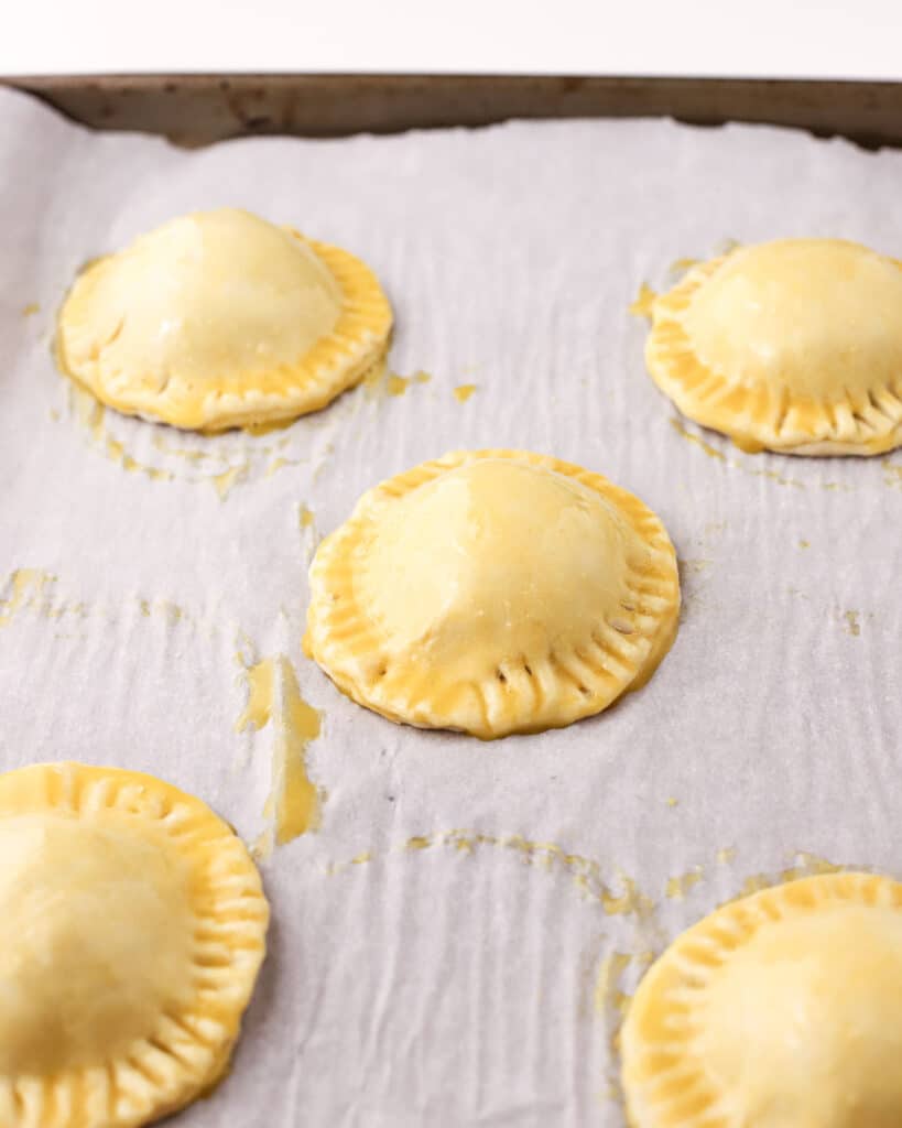 pate chaud dough on parchment